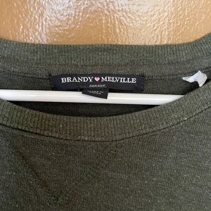 Brandy Melville olive sweater